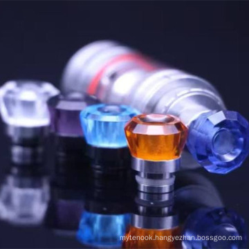 2016 New Colorful Noble Diamond Driptips 510 Crystal Drip Tips